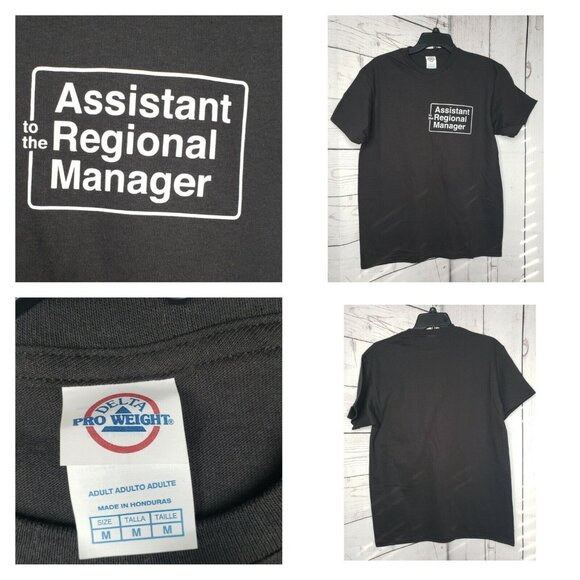 Assistant To The Regional Manager The Office Men Medium %100 Cotton T Shirt Delt - Picture 4 of 7